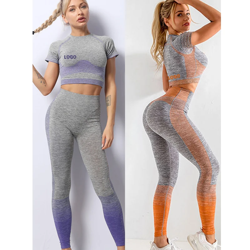 

Free Shipping Hot style casual tracksuits jogger outfits plus size women clothing yoga short sleeves two piece pants set, Color avaliable