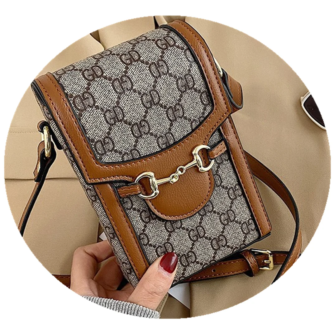 

2021 Summer NEW Luxury Brand Classic GG Logo Official Design Square High-Quality Handbag Purse Women Fashion Crossbody Pouch Bag