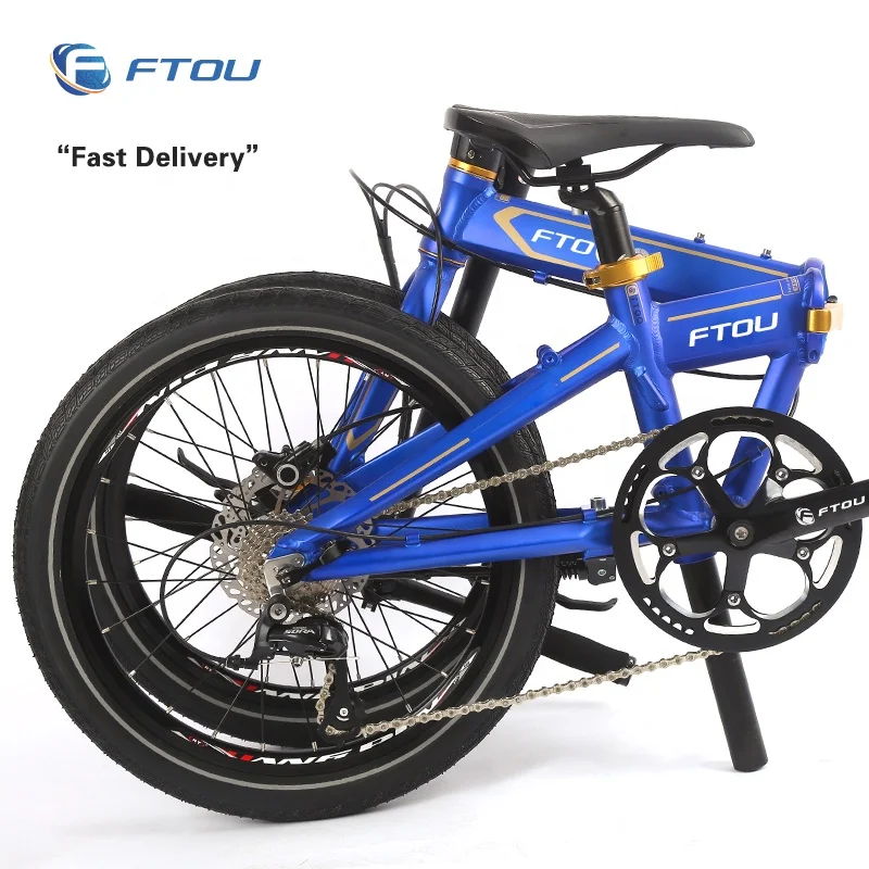 

Wholesale 9 Speed High Quality Cheap Folding aluminum alloy Bike manufacturer foldable bicycle, Red