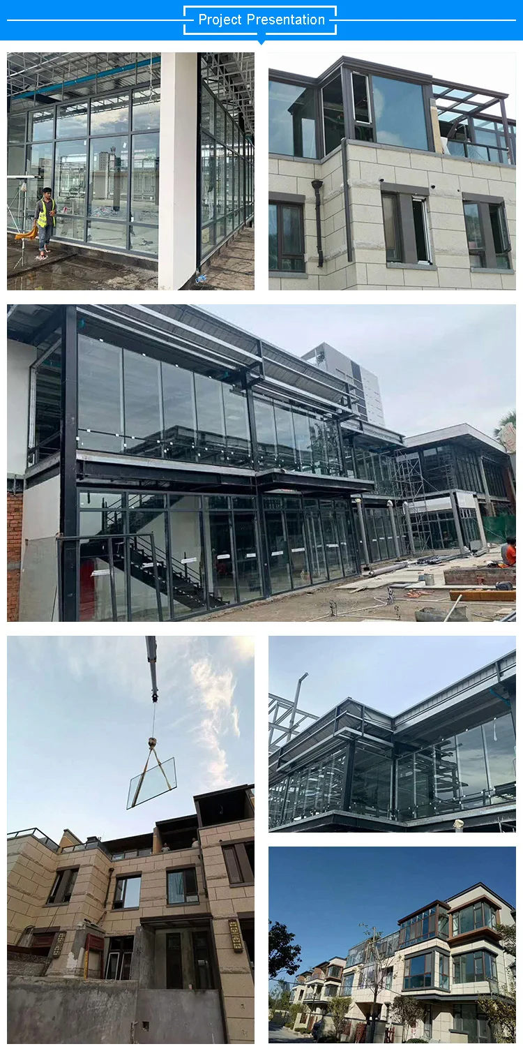 Hurricane proof impact window pvc sliding windows