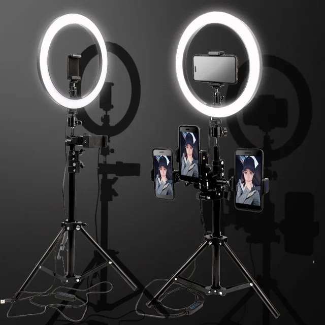 

led ring stream light 5W 12W 26cm 30cm 1.5M 2.1M 3000K 4500K 6000k 26cm led ring light, 2700-6500k