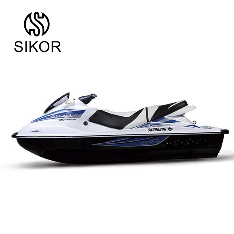 

Sikor Drop Shipping Jet Ski Motorboat Double High Speed Assault Boat Scenic Sea Sports Pleasure Boat 1300cc For Escape, As picture