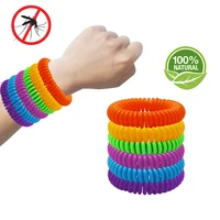 

Hot Selling Mosquito repelling Natural citronella Insect leather repellent bracelet stylish braiding tablet