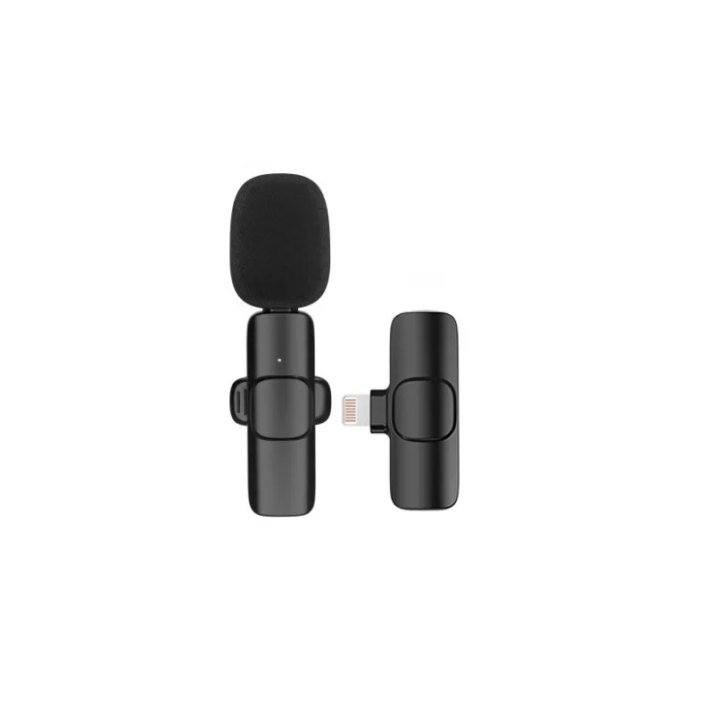 

China Wireless Clip Mic Mini Lapel Clip-on Microphone for Smartphone,Video Recording, Tiktok, Facebook Live Comments, YouTube, Black color