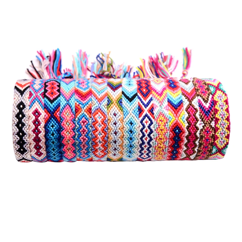 

Handmade Friendship Bracelets for Women Fashion Weave Trendy Braided Woven Boho Pulserase Femme, Picture