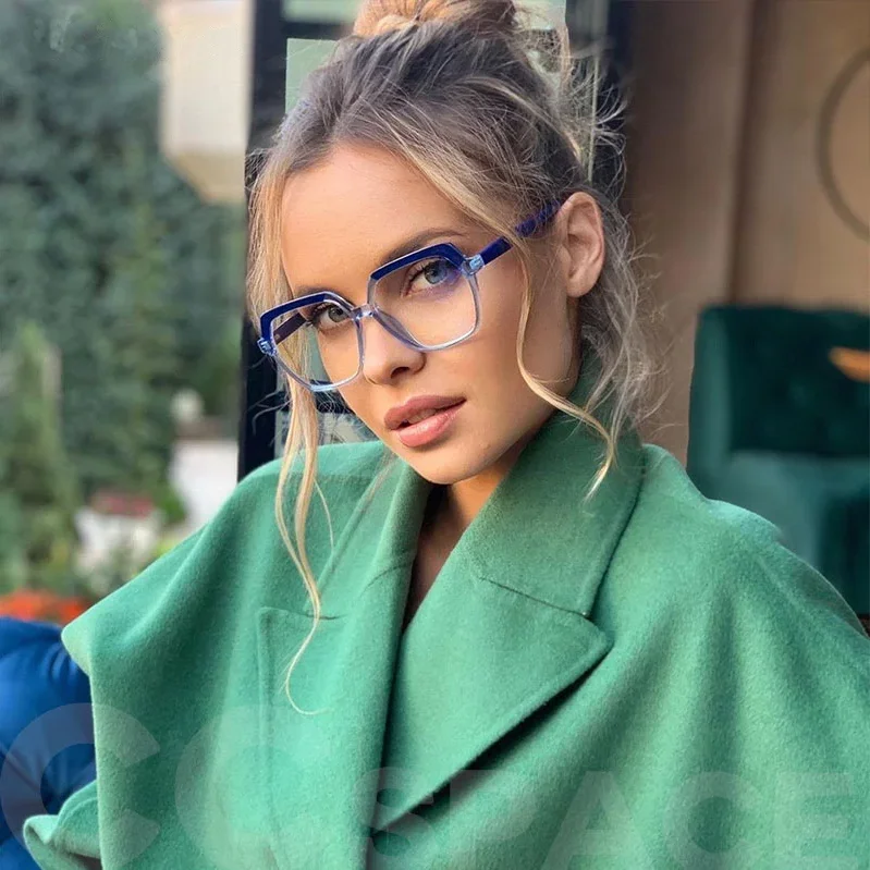 

Twooo 2018 New Style Clear Lens Blue Light Eyeglasses Frames