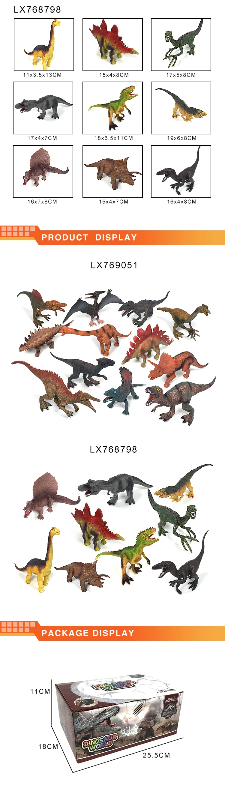 New arrival 12 models simulation small dinosaur early education science dinosaur toys