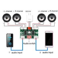 

4*3W PAM8403 4 Channels mini Digital Audio Amplifier DIY Module USB 5V small stereo amp Amplifier Board XH-A156