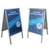 Aluminium A-Board Pavement Sign Poster Stand, Double Sided Snap Framed