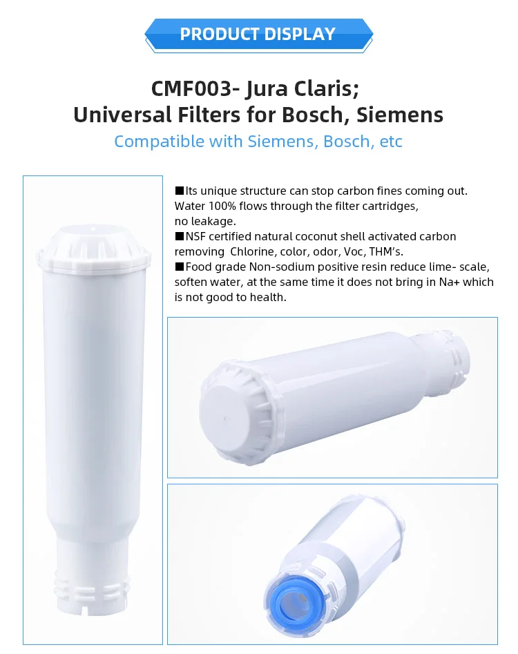 Filtres à Eau ICEPURE Pour Machines à Café Sage - Compatible Barista Express/Pro/Touch - 3 Pièces Certifiées NSF