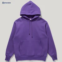 

Factory Drop Ship New Design Long Sleeve Heavyweight Unisex Sweatshirt Custom Oversized Hip Hop Blank Purple Hoodie