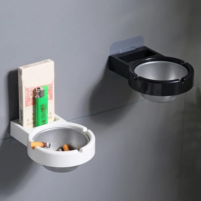 

Creative Wall-mounted Split Metal Ashtray Storage Rack, Picture