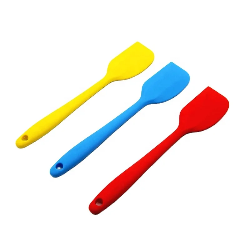 

Wholesale edible silicone food peanut butter scraper pet food environmental material blade supporting slow dish tray