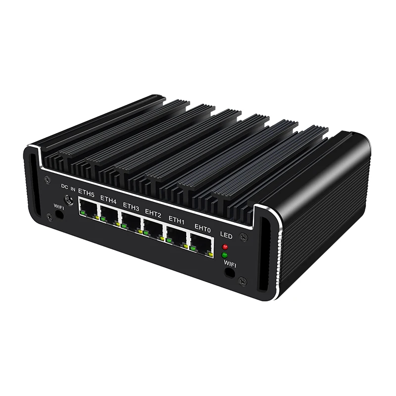 

Classic mini pc i5-10210U 6 Lan 16GB RAM industrial computer, Blck