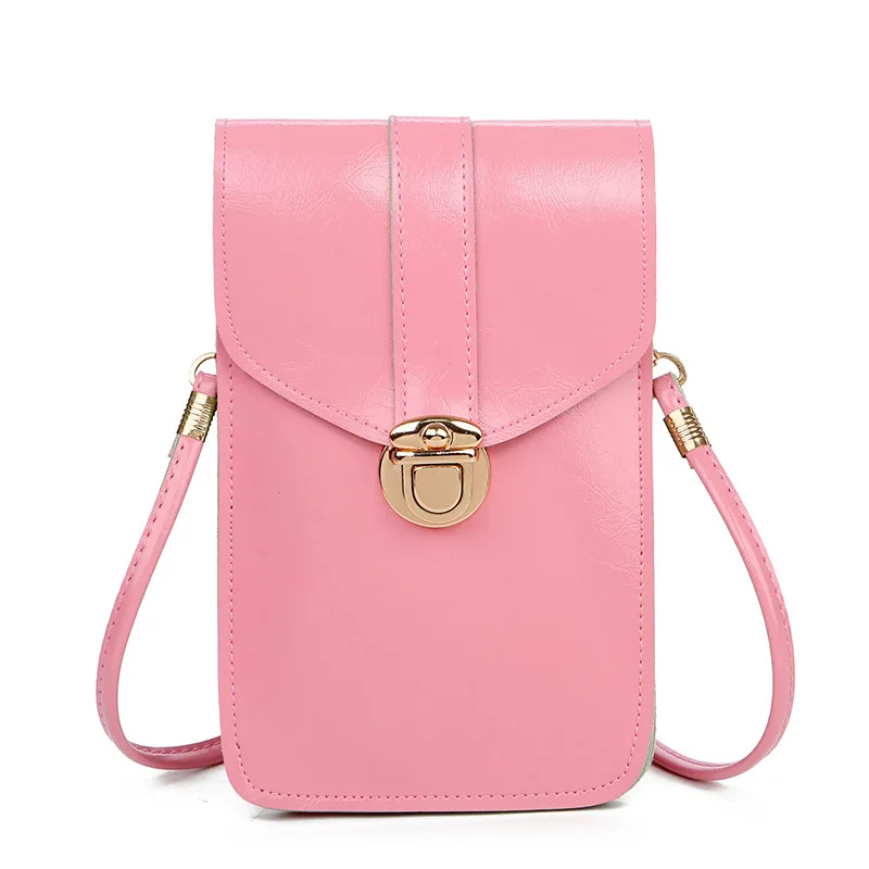 

2021 promotion PU leather small sling bags cute ladies sling bag light weight crossbody sling bag factory directly, Customized color