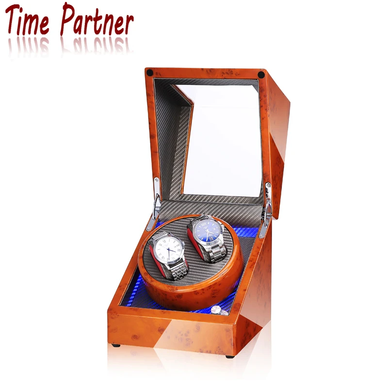 

Time partner customized internal color of watch winder, wholesale rotations watch winder