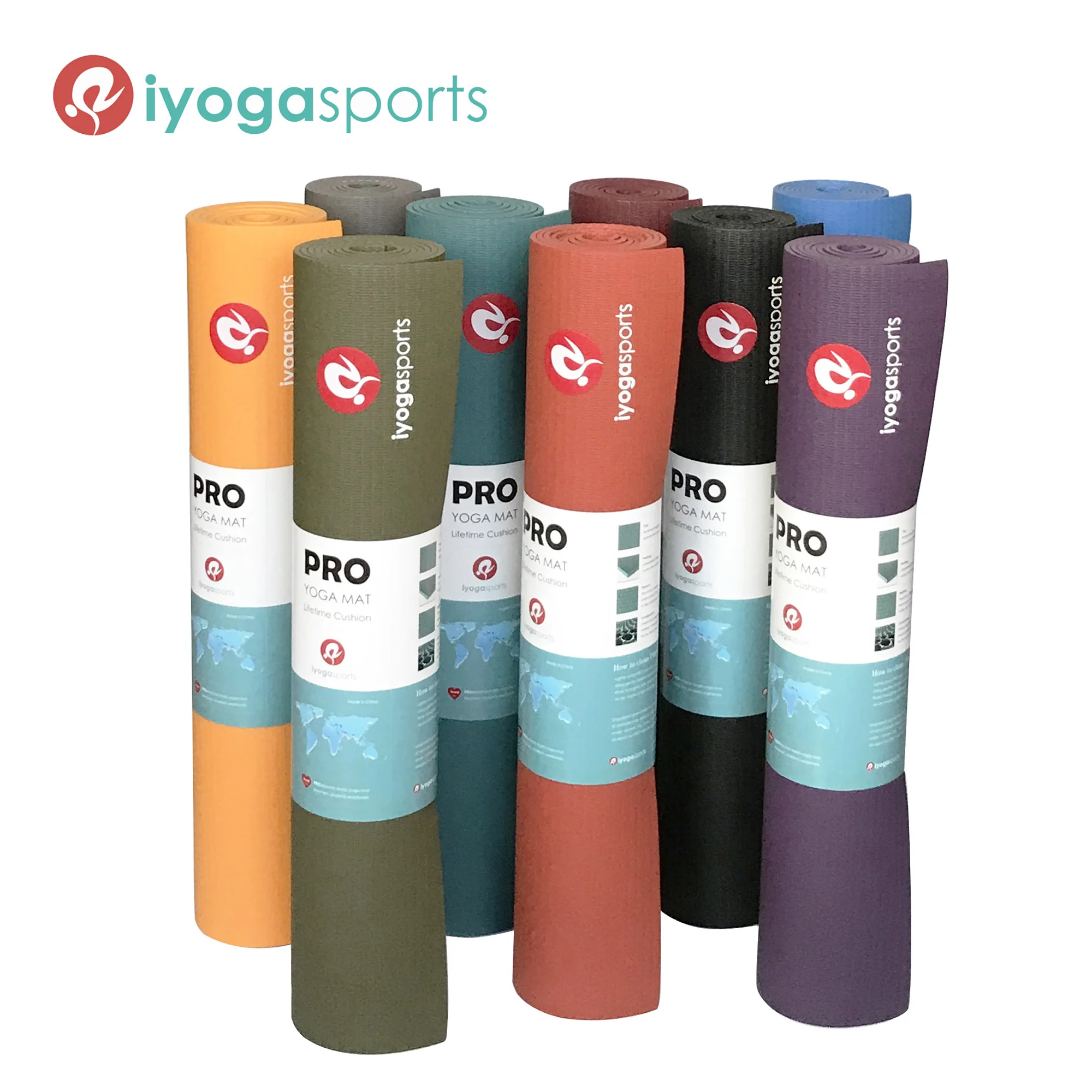 

5mm thick manduka PRO light yoga mat high density studio mat firm and eco friendly closed cell mat PRO style, Standard or custom