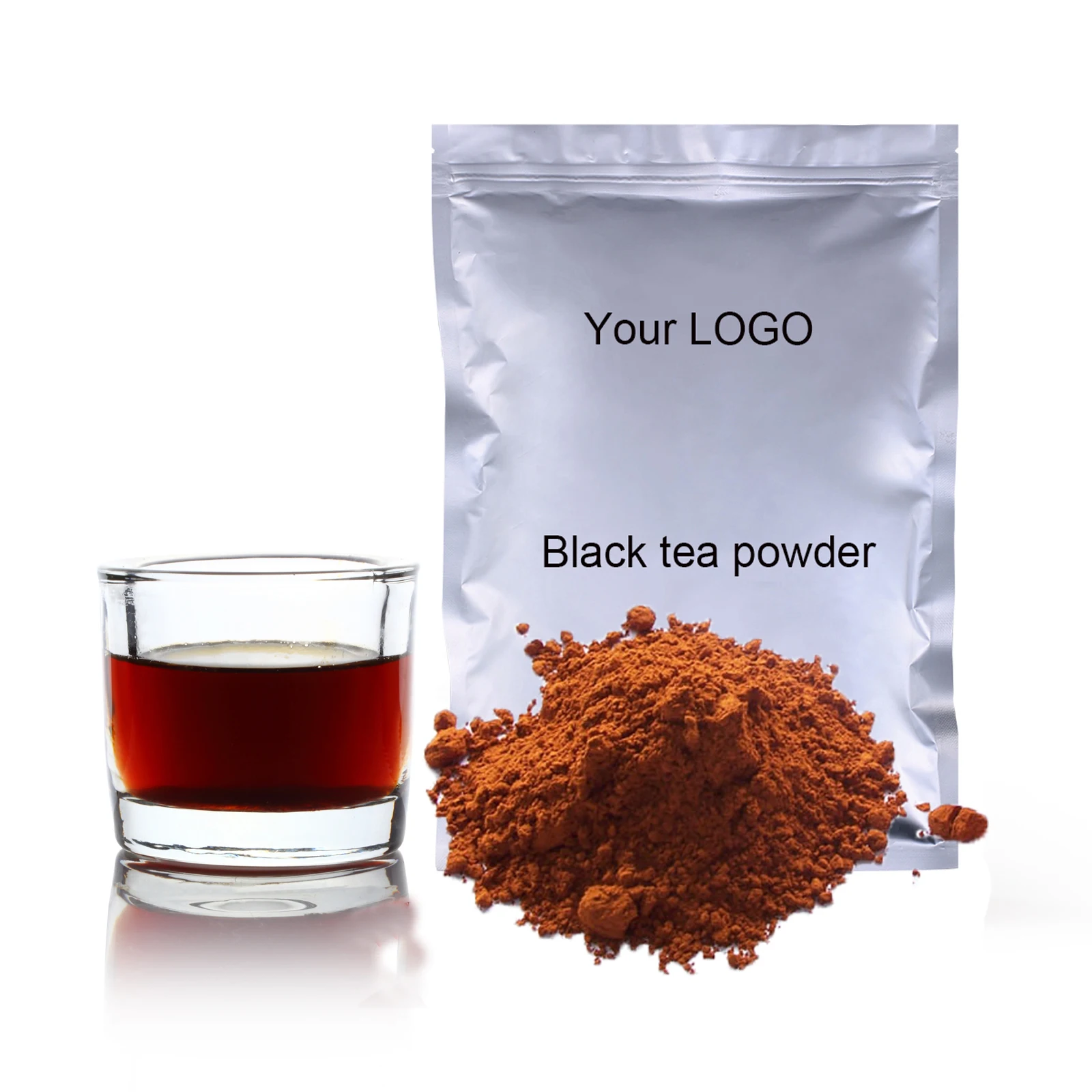 

100g Organic Black Tea Extract Instant Tea Powder Type with Beautiful Tea Packaging OEM