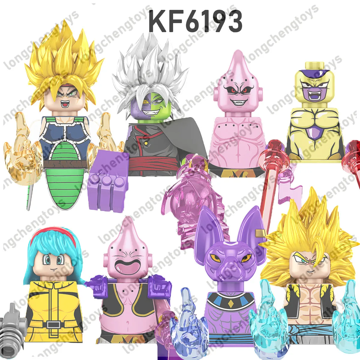 

DBZ Japanese Anime Dragon Son Goku Vegeta Gohan Trunks Ball Z Gogeta Building Blocks Figures For Children Toys KF6193