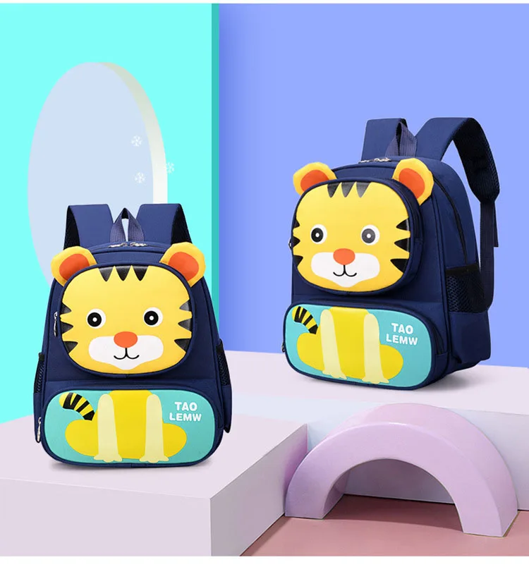 

2022 new 3D Cute Cartoon Girl Boy School Bags Child Backpack Kindergarten Waterproof Schoolbag Kids Backpack Back Pack, 8colors