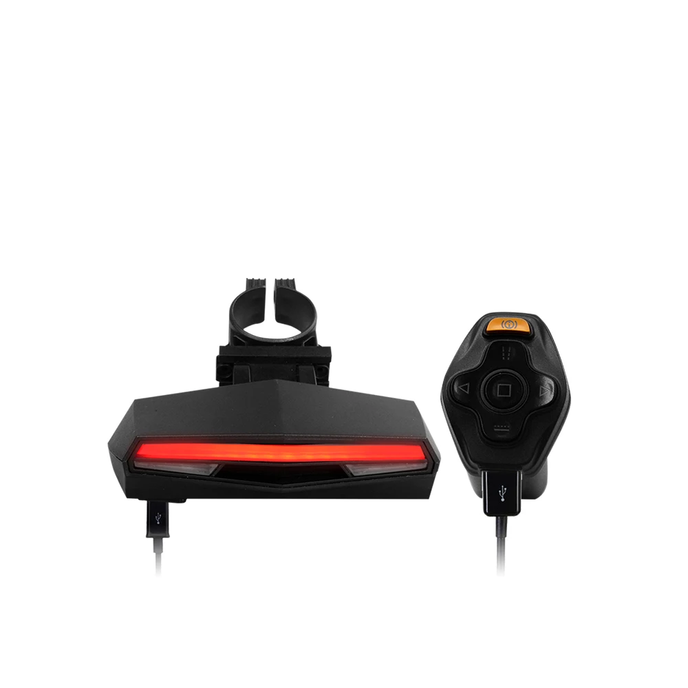

Omni factory led e bike lampe light rechargeable USB safety warning turn signal brake bike lamp