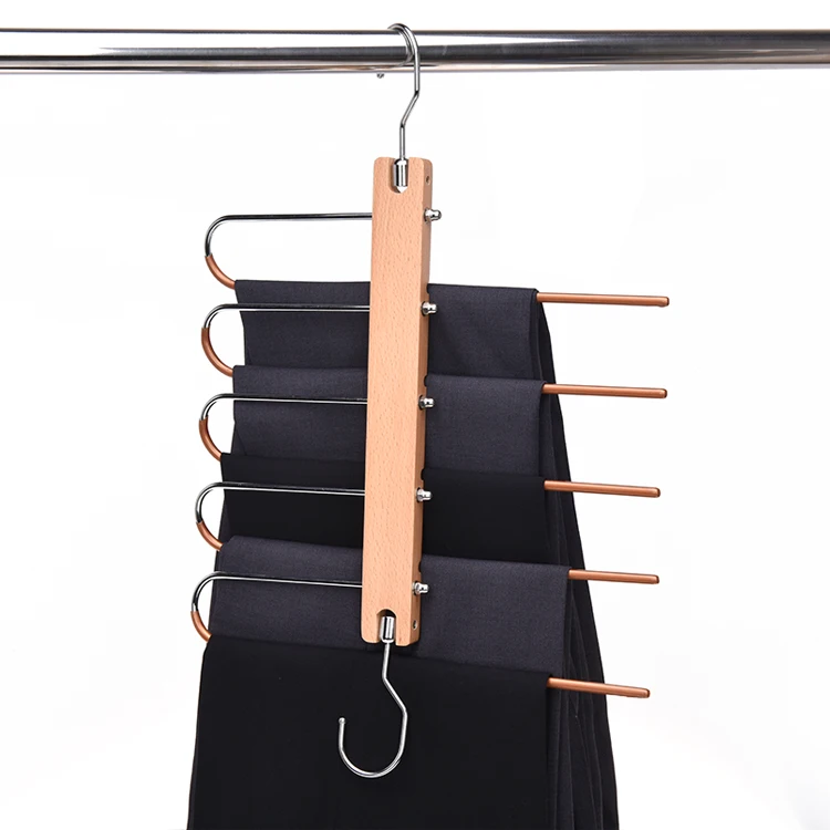 

Inspring wholesale pants hanger space saving magic hanger