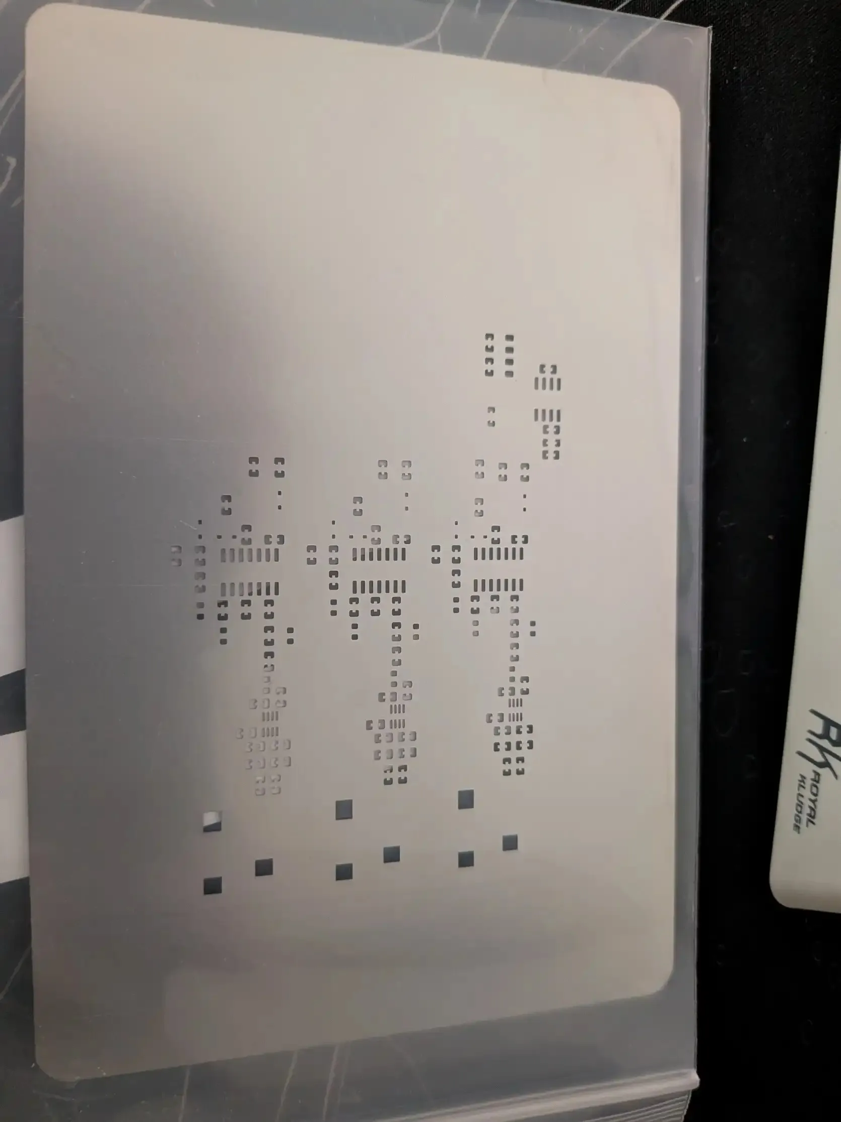 Customer stencil photo