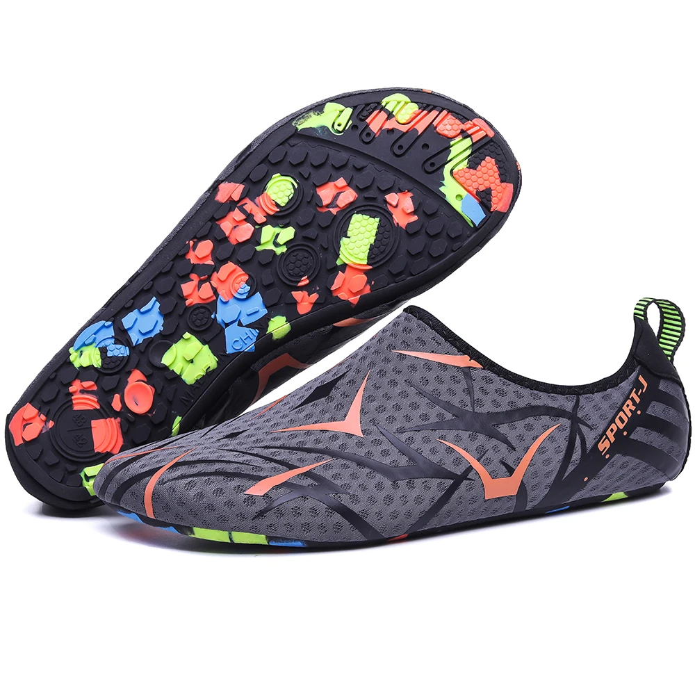 

Cheap Price Comfortable High Quality Women Aqua Shoes Beach Outdoor Summer Quick Dry Mesh Skin Beach Shoes Water Shoes, 4 colors