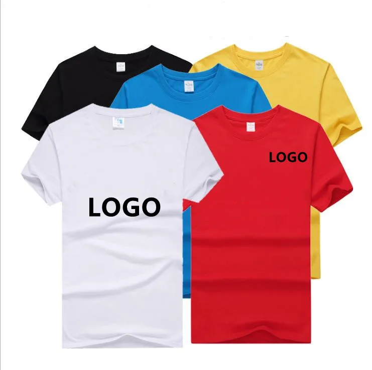 

2021 Plus Size Summer Men Casual Short Sleeve Blank T-Shirt 100% Cotton Round Neck Tee Shirt Custom Printing Logo Male Tops, 13 colors
