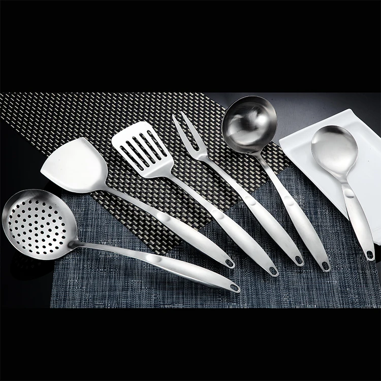 

High-end kitchen accessories tool stainless steel kitchen utensil set cookware luxury kitchenware heat resistant