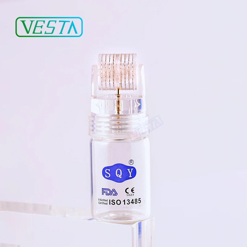 

Vesta 64 Pin Titanium Microneedle Automatic Hydra Roller with 10ml Bottle for Hyaluronic Acid