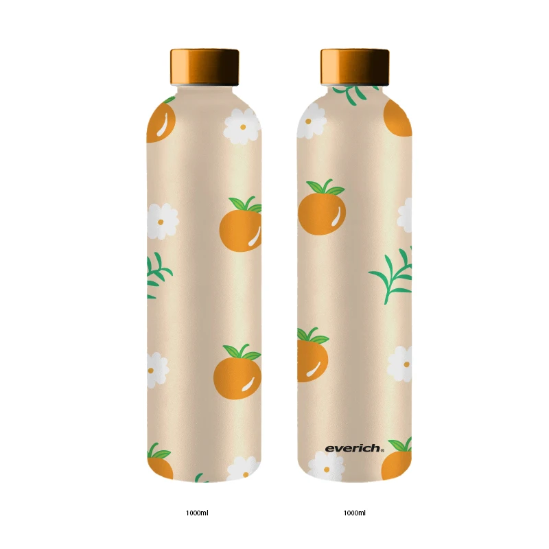 1000ml  Promotional custom BPA Free Tritan Plastic Love  bpa free water bottle fruit tear tritan kid sports plastic water bottle