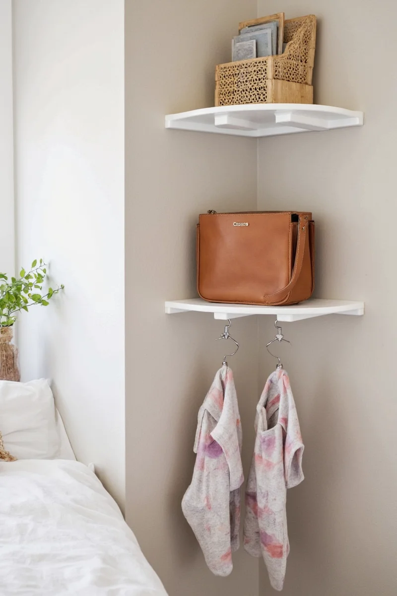 Closet with built-in LED lighting