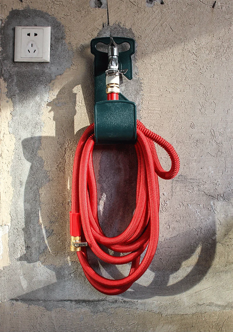 Plastic Expand Water Hose Hanger Wall Mount Garden Hose Reel Garden