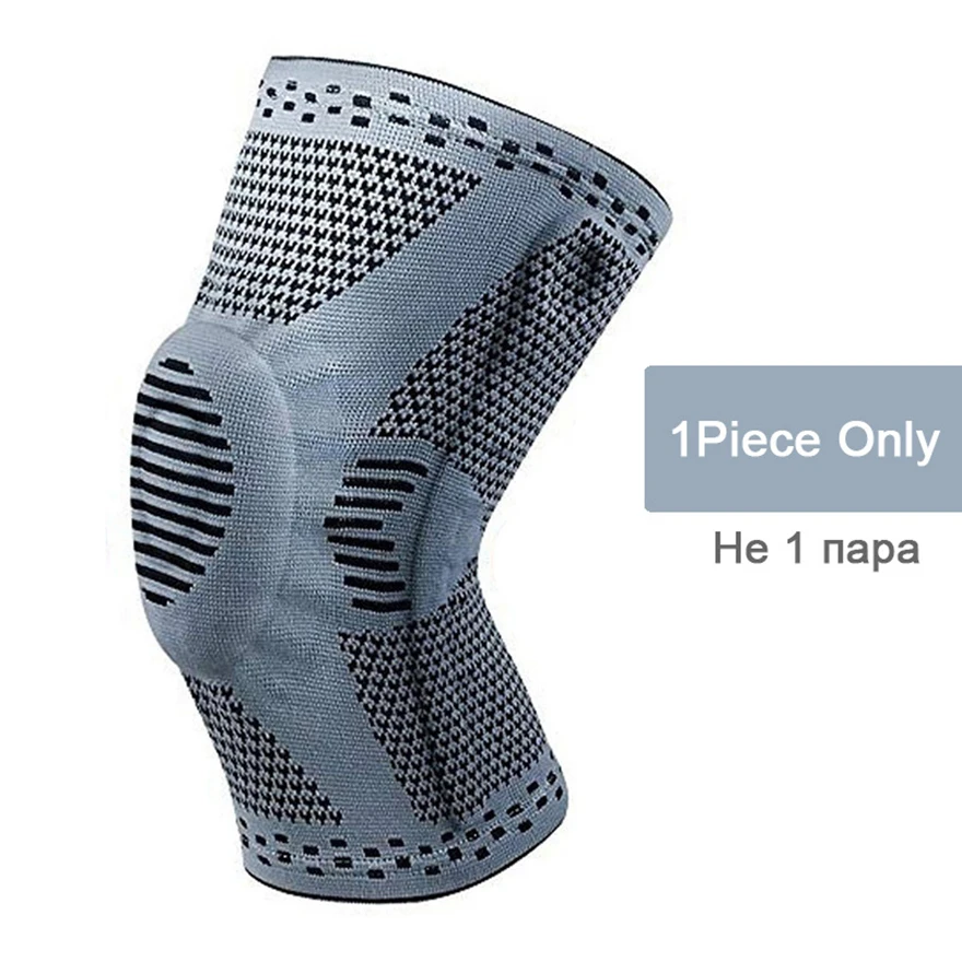 

Professional factory supplying compression High Elastic knee sleeve with silicone