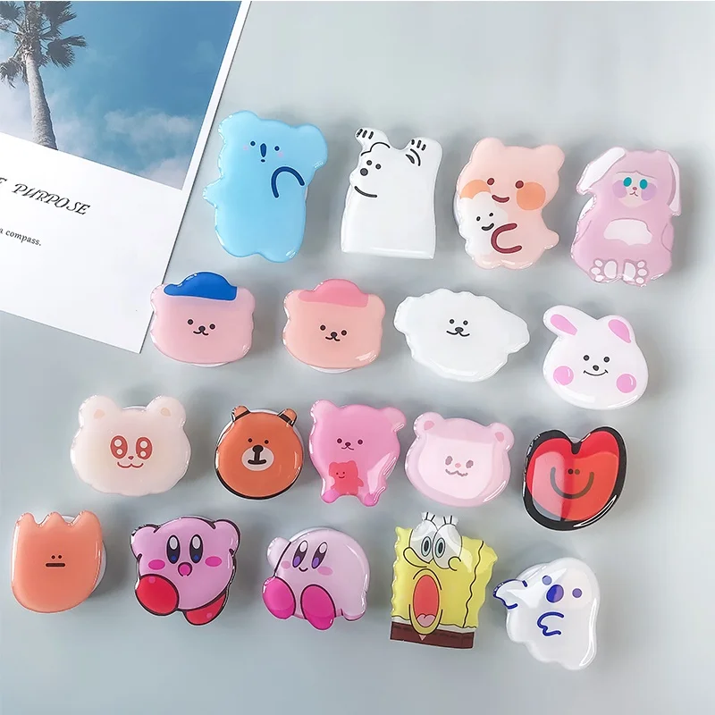 

Collapsible Cute Design colorful Animal Cell Phone Stand Epoxy Mobile Phone Holder