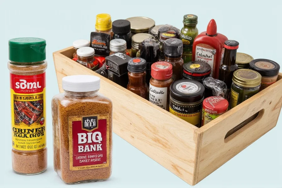 Hand-labeled spice jars with chalk markers