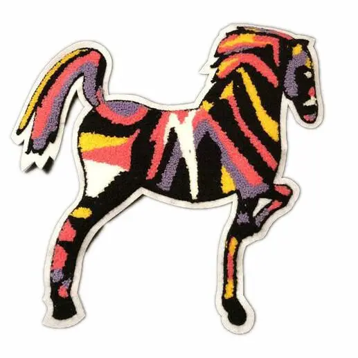 

Custom embroidered animal chenille sew on patches parches para ropa bordado tissus broderie appliques badge chenille patch