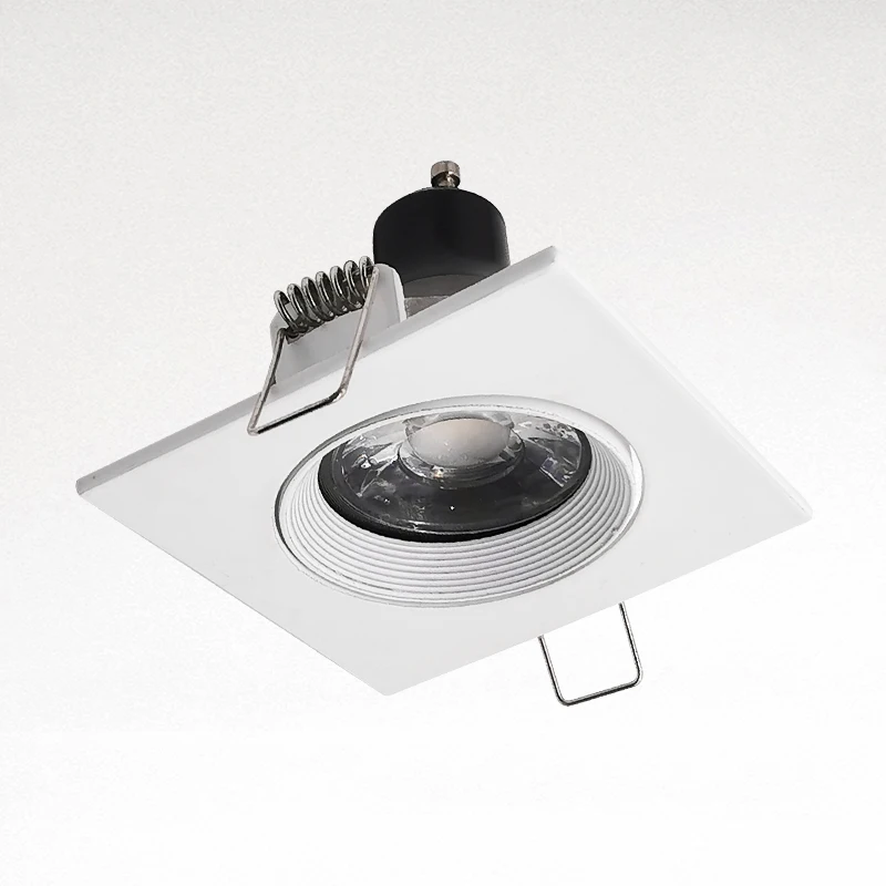 Factory Price Aluminum Round/Square 1W 3W 5W 7W 9W LED Ceiling Down Light Housing for Home Decoration