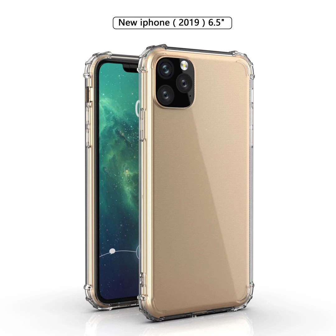 Maxshine Shockproof Transparent Tpu Air Cushion Mobile Phone Case For Iphone Xr Xs Xi Max 11 2019