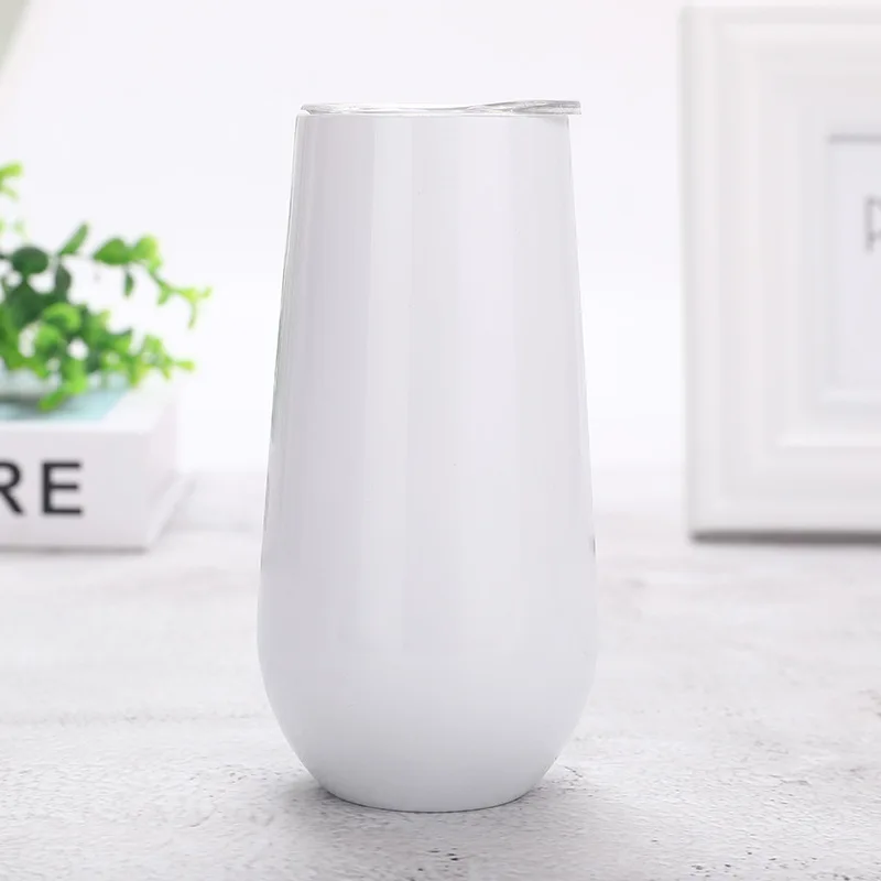 

Wholesale LOW MOQ Personalized 180ml beer wine mug stainless steel travel mug vacuum flask coffee cup mug