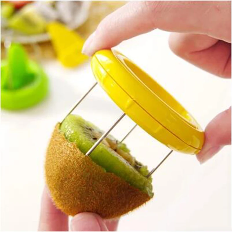 

Kitchen Gadgets Tools Hot Sale Mini Fruit Kiwi Cutter Peeler Slicer Kiwi Peeling Tools For Pitaya, As photo