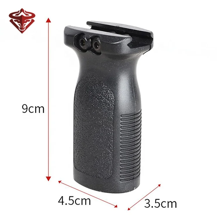 

Tactical RVG Rail Vertical Grip Front Griff Forward Foregrip For Picatinny Rail EX189-BK