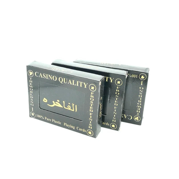 

Interesting Game 100% plastic playing cards for party game, Black