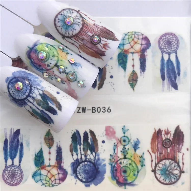 

Nail Art Decorations Nail Accesoires 2020 City Night Maple Seahorse Halloween Green Leaf Nail Sticker, Picture