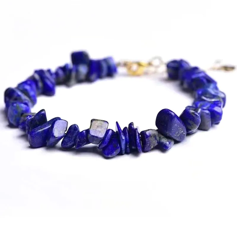 

8MM Wholesale Lapis Lazuli Irregular Bracelet Reiki Energy Lapis Lazuli Bracelet For Gifts