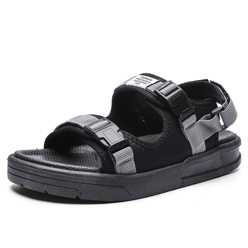 

new sandals designs for man slippers detachable back strap Sport Sandals Black men shoes size, Black etc ,customized