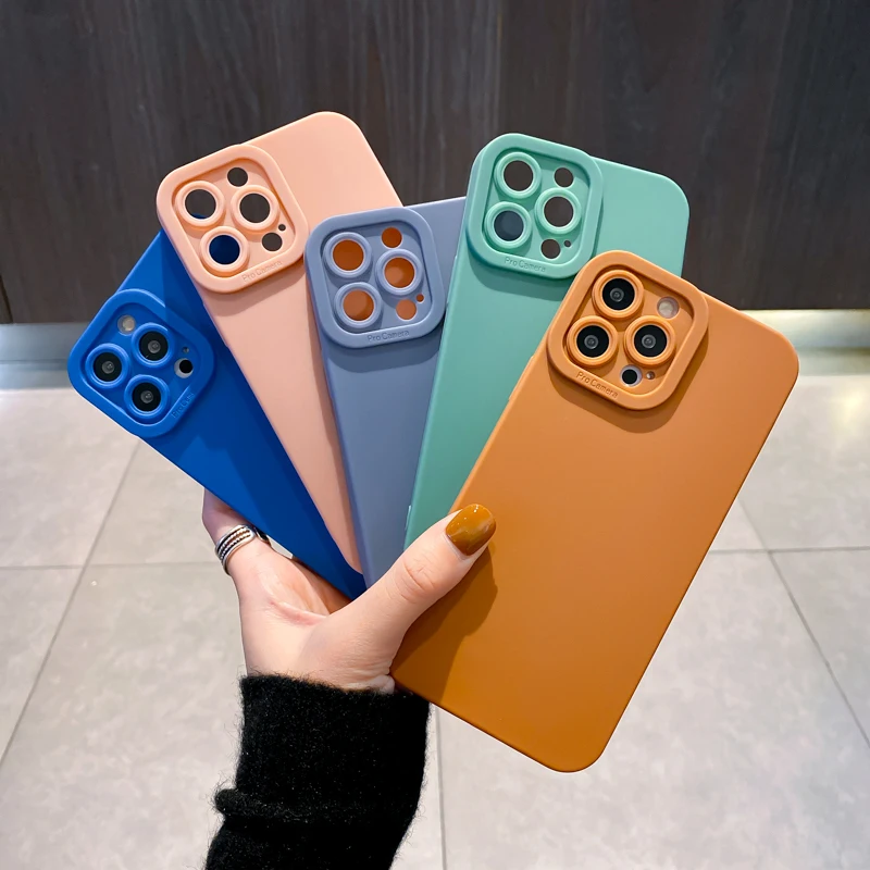 

LOW Price Matte Tpu Silicone Shockproof Mobile Phone Cover Frosted Soft Rubber Case For Iphone 13 Pro Max 12 11 XR XS MAX 7+ 8S