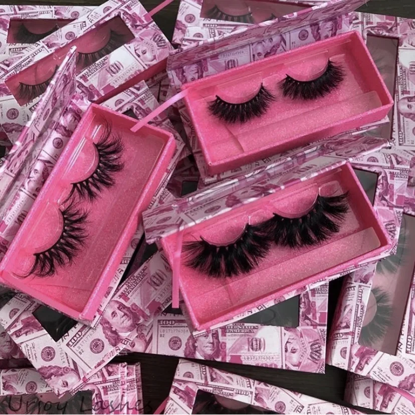 

full fluffy mink eyelashes vendor with gold lashbox lashes case rose gold lashbox