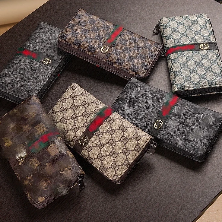 

Hot sale men's purse men's handbag fashion men wallet design wallet, 4 colors